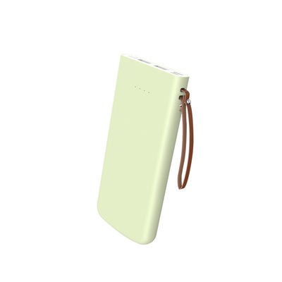 Lớp phủ cao su đầy màu sắc Ngân hàng điện USB kép di động 138mm