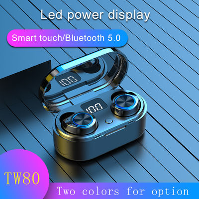 Truyền màn hình LED Tai nghe Bluetooth không dây chống nước 10m TW80