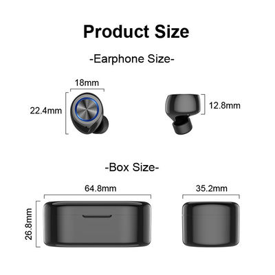 Tai nghe Bluetooth chống nước Smart Touch TW80 350mAh