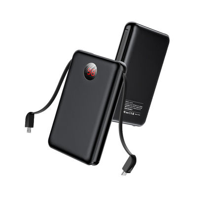 Màn hình LCD Cáp tích hợp sẵn Ngân hàng điện 10000mAh cho Android