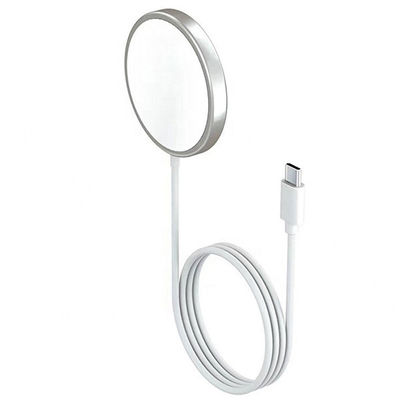 Bộ sạc không dây di động 15W 3A Tấm sạc nhanh với cáp USB C