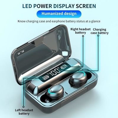 Tai nghe không dây RoHs Tws Bluetooth 5.0 Tai nghe không dây STouch 9D Stereo F9 True Wireless 5.0