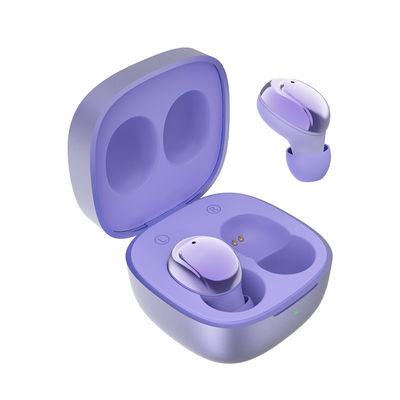 Tím Trắng Đen Tai nghe không dây chống thấm mồ hôi IPX5 Âm thanh nổi Hi Fi